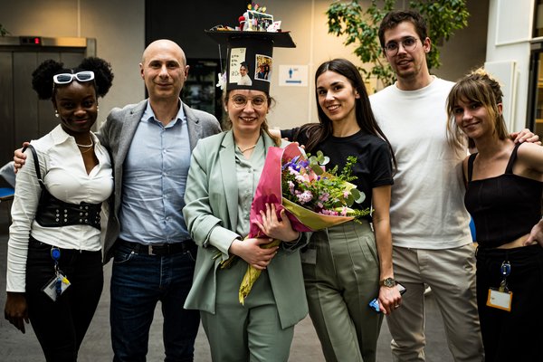 PhD student, Deniz Pinar Savcigil and her team
